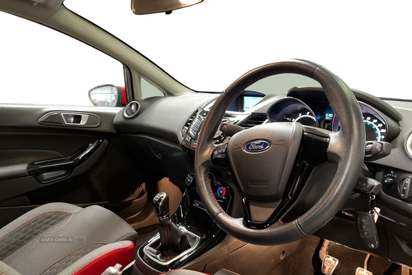 Ford Fiesta 1.0 EcoBoost 140 Zetec S Black 3dr- Bluetooth, Eco-Mode, Start Stop, Voice Control, Electric Front Windows, Reversing Sensors in Antrim