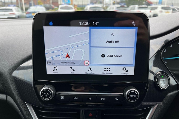 Ford Fiesta 1.0 EcoBoost 125 ST-Line 3dr - SAT NAV, BLUETOOTH with VOICE CONTROL, APPLE CARPLAY, PUSH BUTTON START, AUTO HEADLIGHTS, ECO MODE and more in Antrim