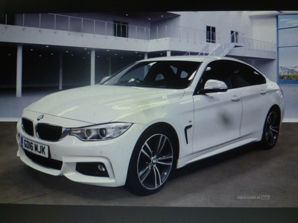 BMW 420d M-SPORT GRAN Coupe in Down