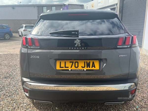 Peugeot 3008 1.5 BLUEHDI S/S GT LINE PREMIUM 5d 129 BHP in Antrim