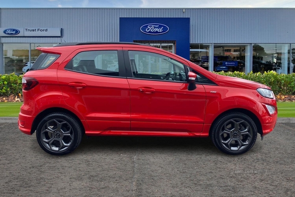 Ford EcoSport 1.0 EcoBoost 125 ST-Line 5dr**Cruise Control, 8inch Touch Screen, 2 USB, 6 Speakers, Rear View Camera, Roof Rails, ISOFIX, LED Lights** in Antrim