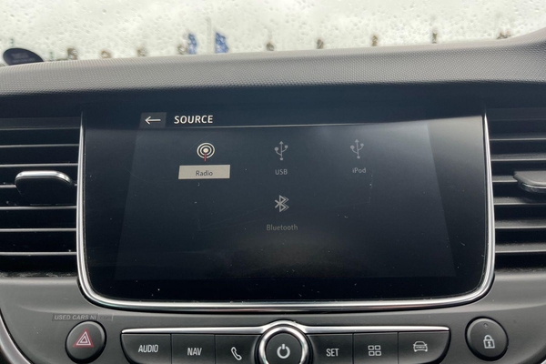 Vauxhall Crossland X 1.2 [83] Elite Nav 5dr, Apple Car Play, Android Auto, Parking Sensors, Sat Nav, Multimedia Screen, Multifunction Steering Wheel in Antrim