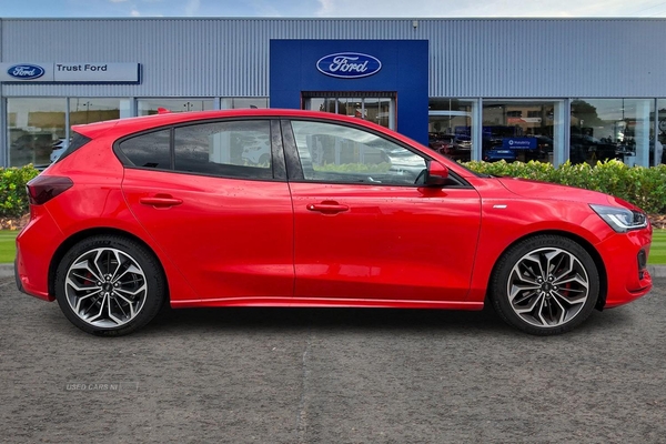 Ford Focus 1.0 EcoBoost Hybrid mHEV ST-Line X 5dr- Parking Sensors, Electric Heated Front Seats & Wheel, Driver Assistance, Apple Car Play in Antrim