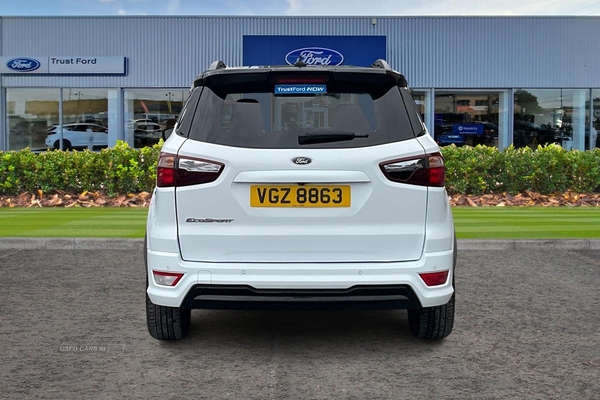 Ford EcoSport 1.0 EcoBoost 125 ST-Line 5dr**SYNC 3 APPLE CARPLAY & ANDROID AUTO - REVERSING CAMERA - SAT NAV - CRUISE CONTROL - REAR SENSORS - PUSH BUTTON START** in Antrim