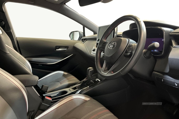 Toyota Corolla 1.8 VVT-i Hybrid GR Sport 5dr CVT- Adaptive Cruise Control, Lane Assist, Parking Sensors, Electric Parking Brake, Heated Front Seats, Voice Control in Antrim