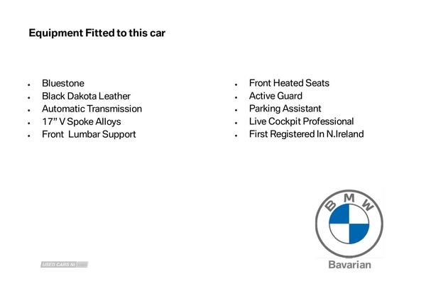 BMW 5 Series 520d xDrive MHT SE 5dr Step Auto in Antrim