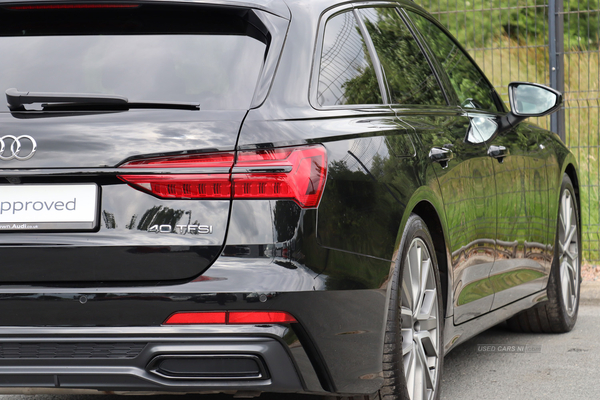 Audi A6 AVANT TFSI S LINE BLACK EDITION MHEV in Armagh