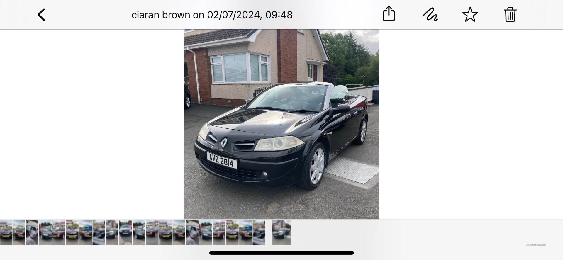 Renault Megane DIESEL COUPE CABRIOLET in Derry / Londonderry