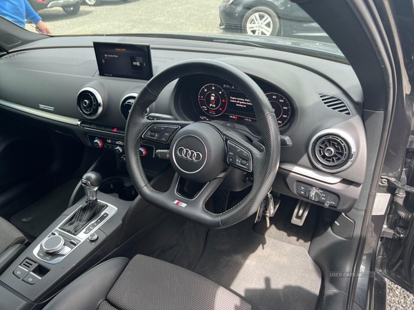 Audi A3 2.0 TDI 35 S line S Tronic Euro 6 (s/s) 4dr in Antrim