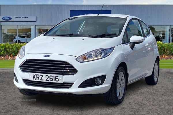 Ford Fiesta 1.25 82 Zetec 3dr**Tinted Glass, LED Lights, Heated Windscreen, Cloth Upholstery, Air Con, ABS & EBA, Electric Power Steering** in Antrim