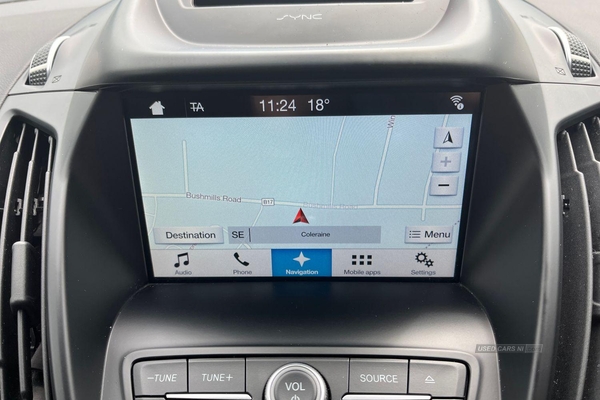 Ford Kuga 2.0 TDCi 180 ST-Line X 5dr Auto, Apple Car Play, Android Auto, Parking Sensors & Reverse Camera, Heated Seats & Steering Wheel, Electronic Tailgate in Derry / Londonderry