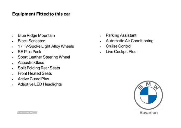 BMW 3 Series 320d SE Saloon in Antrim