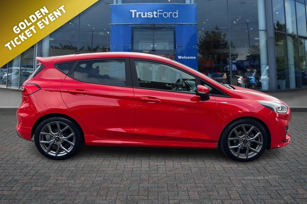 Ford Fiesta 1.0 EcoBoost Hybrid mHEV 125 ST-Line 5dr -**APPLE CARPLAY & ANDROID AUTO - SAT NAV - CRUISE CONTROL - HEATED WINDSCREEN - REAR PRIVACY GLASS** in Antrim