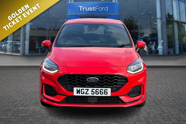 Ford Fiesta 1.0 EcoBoost Hybrid mHEV 125 ST-Line 5dr -**APPLE CARPLAY & ANDROID AUTO - SAT NAV - CRUISE CONTROL - HEATED WINDSCREEN - REAR PRIVACY GLASS** in Antrim