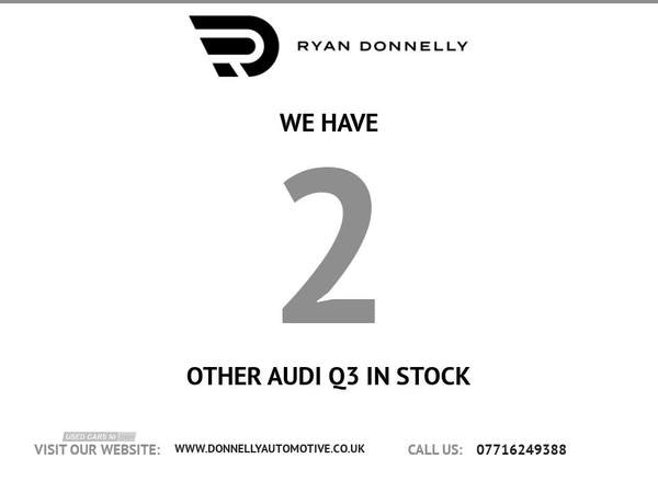 Audi Q3 2.0 TDI QUATTRO S LINE 5d 138 BHP in Derry / Londonderry