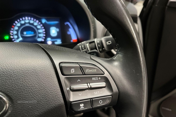Hyundai Kona 150kW Premium 64kWh 5dr Auto- Parking Sensors & Camera, Apple Car Play, Proximity Alarm, Electric Parking Brake, Sat Nav, Lane Assist, Cruise Control in Antrim