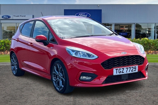 Ford Fiesta 1.0 EcoBoost Hybrid mHEV 125 ST-Line Edition 5dr - REAR PARKING SENSORS, CRUISE CONTROL, SAT NAV, PUSH BUTTON START, BLUETOOTH, AUTO HEADLIGHTS in Antrim