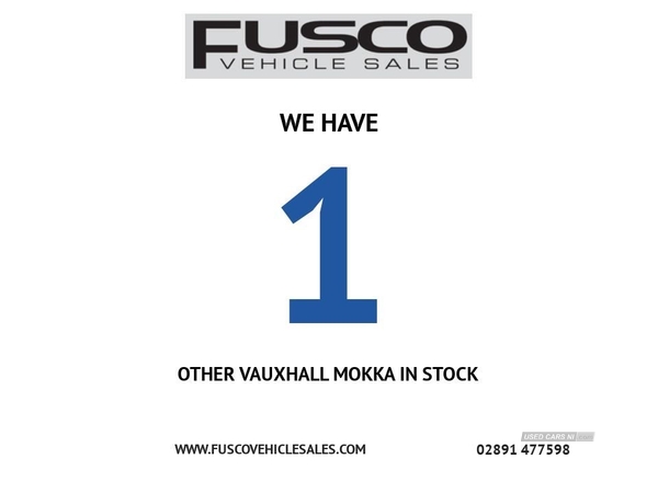 Vauxhall Mokka 1.4 SE S/S 5d 138 BHP BLUETOOTH,CRUISE CONTROL in Down