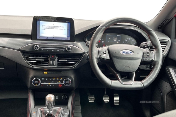 Ford Focus 1.5 EcoBoost 182 ST-Line X 5dr - FRONT & REAR PARKING SENSORS, HEATED FRONT SEATS, DUAL ZONE CLIMATE CONTROL, SAT NAV, POWER DRIVERS SEAT and more in Antrim