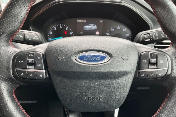 Ford Focus 1.5 EcoBoost 182 ST-Line X 5dr - FRONT & REAR PARKING SENSORS, HEATED FRONT SEATS, DUAL ZONE CLIMATE CONTROL, SAT NAV, POWER DRIVERS SEAT and more in Antrim