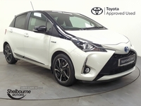 Toyota Yaris White bitone Hybrid in Armagh