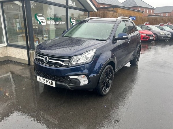 SsangYong Korando 2.2 LE 5d 176 BHP 12 MONTH' S WARRANTY, FULL LEATHER in Down