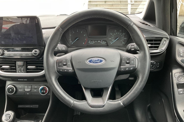 Ford Fiesta 1.1 Zetec Navigation 5dr**APPLE CARPLAY & ANDRIOD AUTO - HEATED WINDSCREEN - SAT NAV - CRUISE CONTROL - LANE ASSIST - ISOFIX - LOW INSURANCE** in Antrim