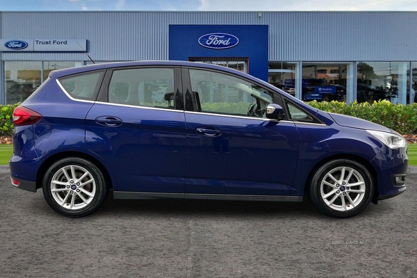 Ford C-max 1.6 125 Zetec 5dr**APPLE CARPLAY & ANDROID AUTO - SAT NAV - CRUISE CONTROL - REAR SENSORS - HEATED WINDSCREEN - ISOFIX - LOW INSURANCE** in Antrim