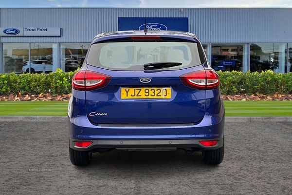 Ford C-max 1.6 125 Zetec 5dr**APPLE CARPLAY & ANDROID AUTO - SAT NAV - CRUISE CONTROL - REAR SENSORS - HEATED WINDSCREEN - ISOFIX - LOW INSURANCE** in Antrim
