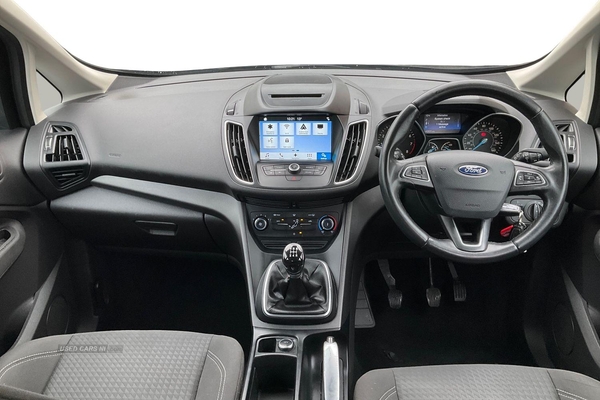 Ford C-max 1.6 125 Zetec 5dr**APPLE CARPLAY & ANDROID AUTO - SAT NAV - CRUISE CONTROL - REAR SENSORS - HEATED WINDSCREEN - ISOFIX - LOW INSURANCE** in Antrim