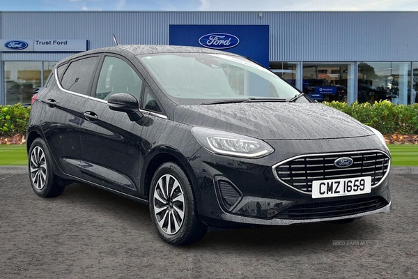 Ford Fiesta TITANIUM 5dr - PARKING SENSORS, PUSH BUTTON START, RAIN SENSING WIPERS, APPLE CARPLAY, ECO MODE, BLUETOOTH with VOICE CONTROL and more in Antrim