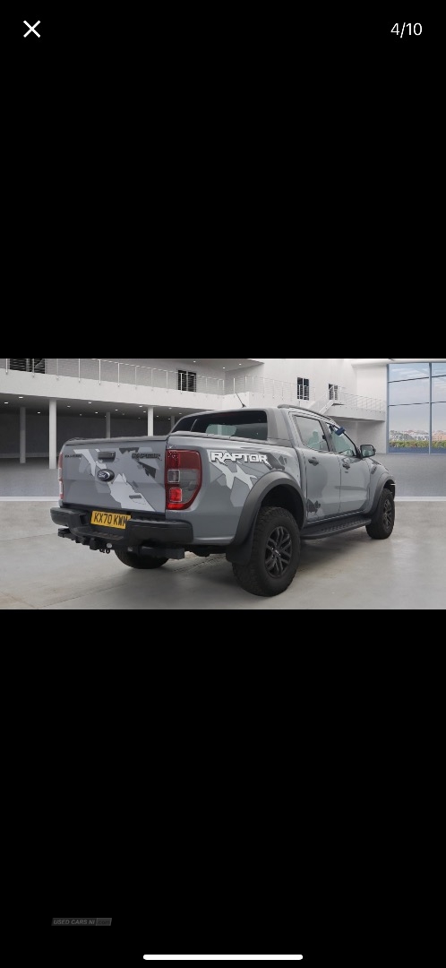 Ford Ranger Pick Up Double Cab Raptor 2.0 EcoBlue 213 Auto in Antrim