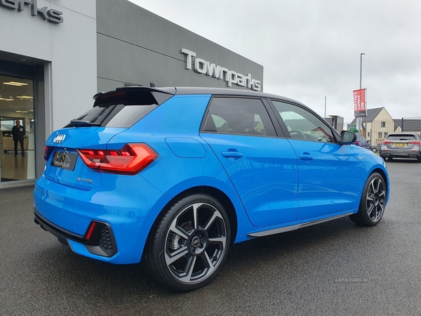 Audi A1 SPORTBACK TFSI S LINE BLACK EDITION VIRTUAL COCKPIT TURBO BLUE PARKING SENSORS in Antrim