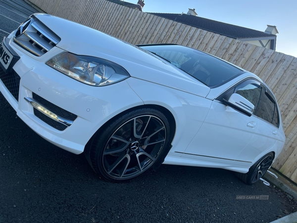Mercedes C-Class C220 CDI BlueEFFICIENCY AMG Sport 4dr Auto in Derry / Londonderry