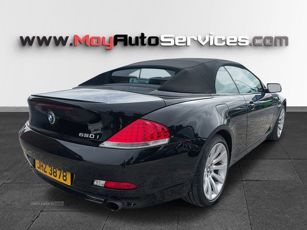 BMW 6 Series 4.8 650I SMG 2d 363 BHP in Tyrone