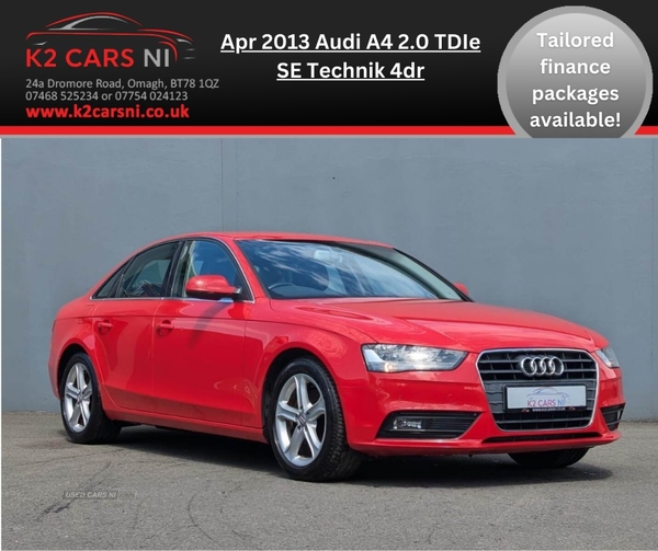 Audi A4 DIESEL SALOON in Tyrone