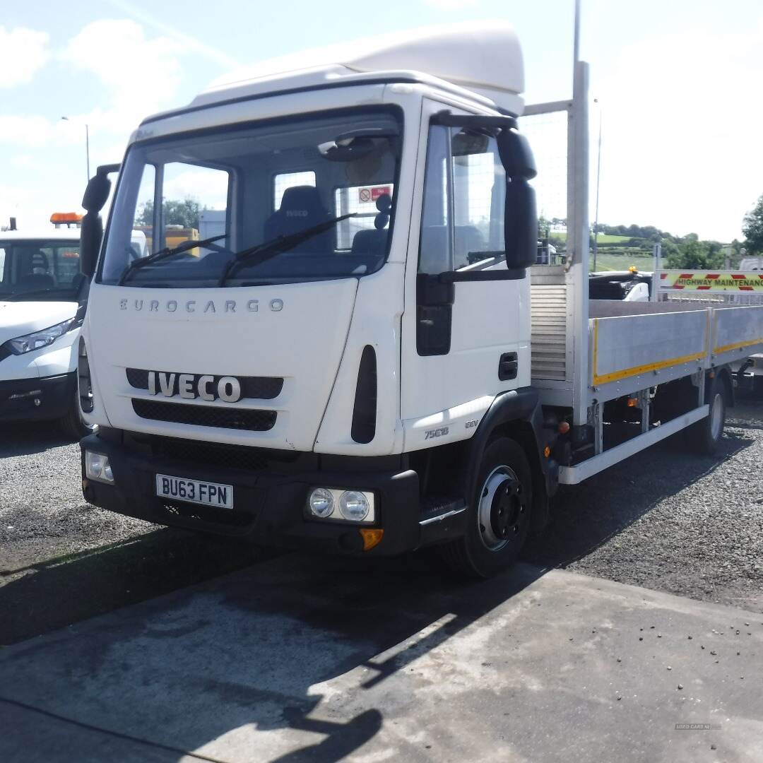 Iveco 75E-180 WITH 20FT ALUMINIUM DROPSIDE BODY . in Down