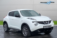 Nissan Juke 1.6 N-TEC IN WHITE WITH 54K in Armagh