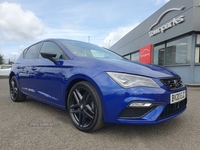 Seat Leon TDI FR BLACK EDITION VIRTUAL COCKPIT HEATED SEATS PARKING SENSORS SAT NAV in Antrim