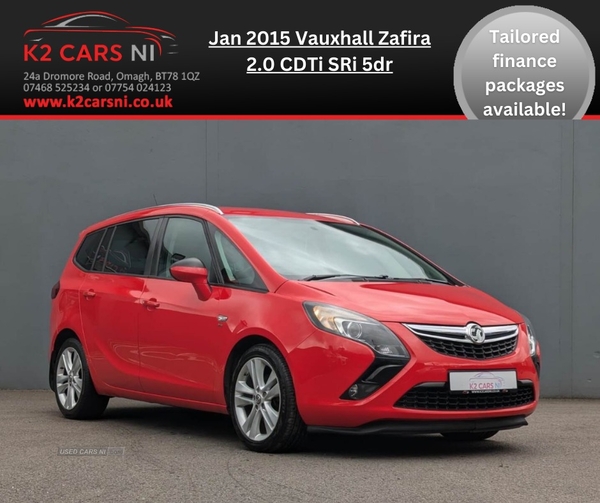 Vauxhall Zafira DIESEL TOURER in Tyrone