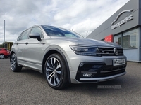 Volkswagen Tiguan R-LINE TECH TDI 4MOTION DSG 190BHP FULL LEATHER FULL VW SERVICE HISTORYHEATED SEATS POWER TAILGATE in Antrim