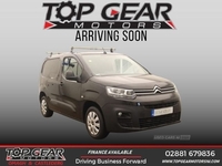 Citroen Berlingo 1000KG 1.6BLUEHDI 100BHP ENTERPRISE *3 SEATER* APPLE CARPLAY, AIR CON, CRUISE in Tyrone