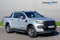 Ford Ranger WILDTRAK 3.2 TDCI AUTO IN SILVER WITH 50K + TOWBAR & ROLLER TOP in Armagh