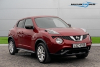 Nissan Juke N-CONNECTA 1.5 DCI IN RED WITH 74K in Armagh