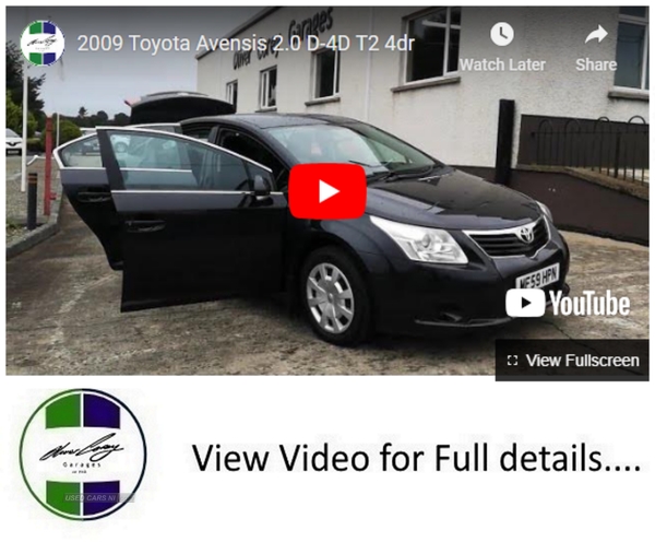 Toyota Avensis DIESEL SALOON in Tyrone