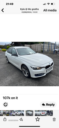 BMW 3 Series DIESEL SALOON in Tyrone