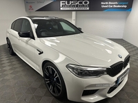 BMW M5 4.4 M5 4d 592 BHP Merino Black Leather in Down