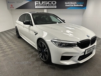 BMW M5 4.4 M5 4d 592 BHP Merino Black Leather in Down