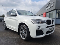 BMW X3 XDRIVE20D M SPORT PANORAMIC SUNROOF 190BHP SAT NAV REVVERSE CAMERA in Antrim