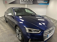 Audi A5 3.0 S5 TFSI QUATTRO 2d 349 BHP Flat Bottomed Steering Wheel in Down